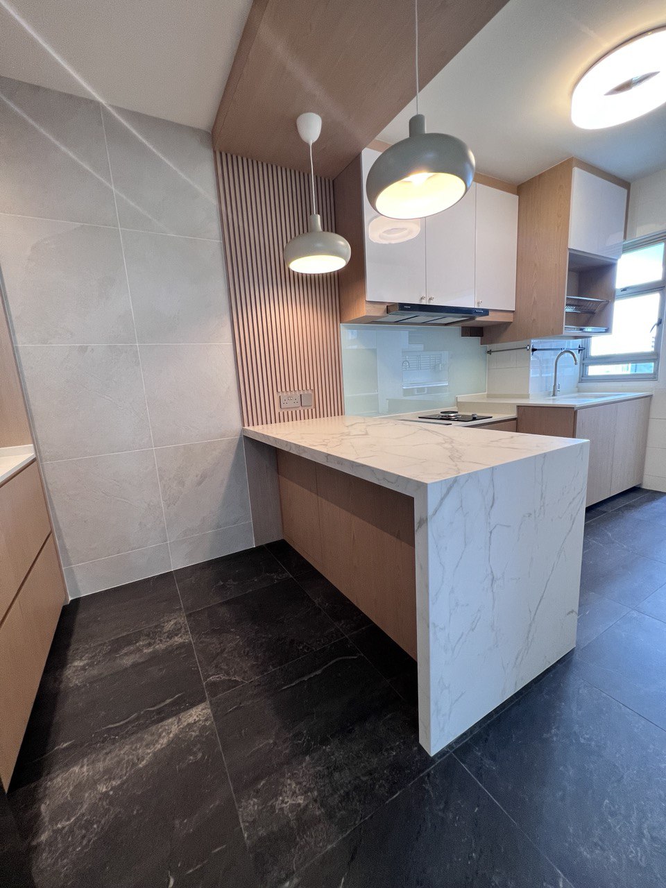 Kitchen renovation with designer concept
